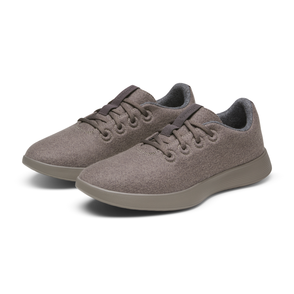 Women's Wool Runner NZ - Weathered Brown (Weathered Brown Sole)