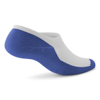 Anytime No Show Sock - Blizzard/Royal Blue