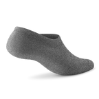 Anytime No Show Heel Grip Sock - Natural Grey Heather