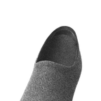Anytime No Show Heel Grip Sock - Natural Grey Heather