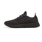 Women's Wool Runner - Natural Black (Black Sole)